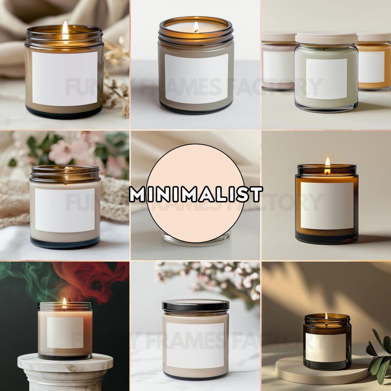 JPEG Mockup for Candles