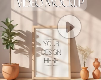 Animated Frame Mockup: Photoshop Video Template (PSD & MP4)