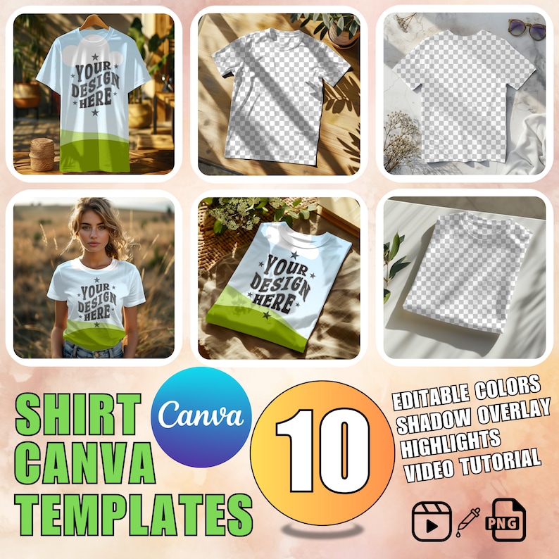 Shirt Canva Templates Bundle