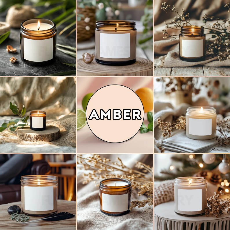 Custom Candle Mockups