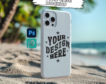 Tough Phone Case Mockup PSD Template for Photoshop (Digital Download)