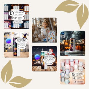 Tumbler Mockup Junk Journal Mockup