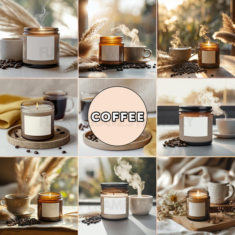 JPEG Mockup for Candles