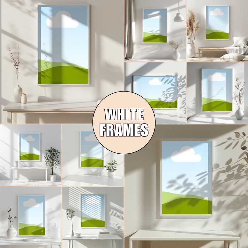 white Modern Frame Templates