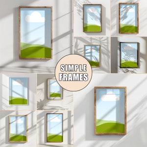 simple frame mockup