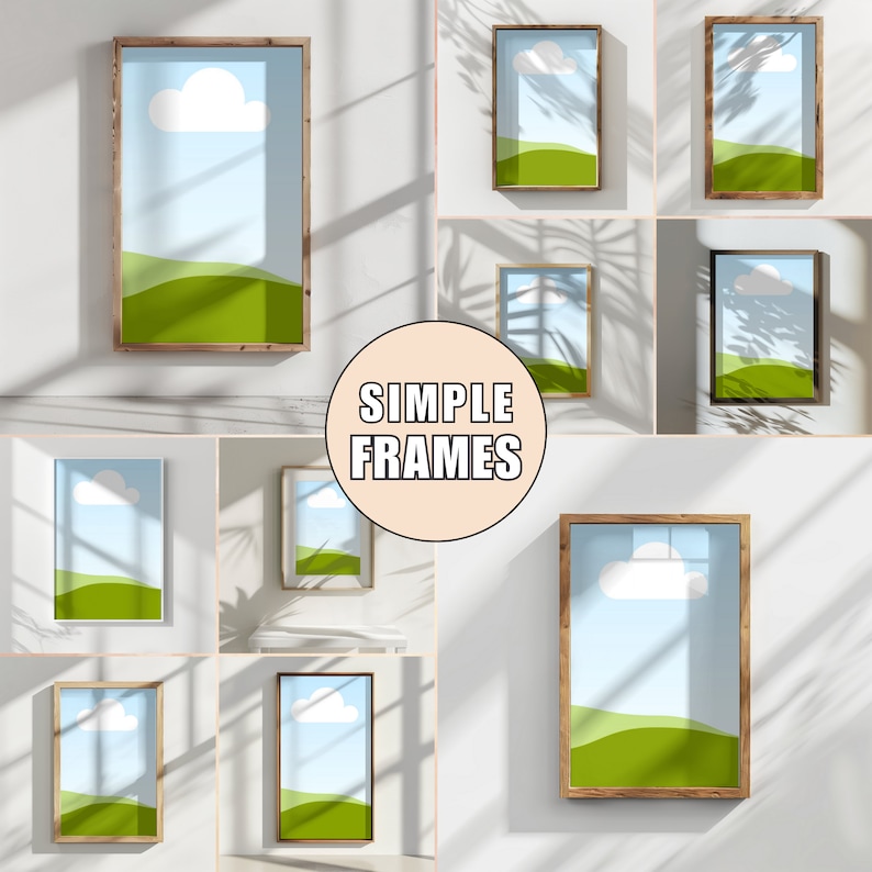 simple frame mockup