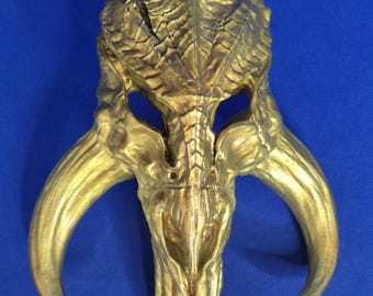 Mythosaurus-schedeldisplay – 3D-geprint verzamelobject voor wandmontage