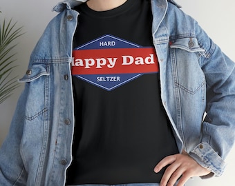 Stay Chill with our Happy Dad Hard Seltzer Logo T-Shirt - USA & Rest of the World SHIPPING