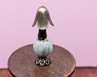 Simple Melon Ball Lamp Hand Made Scale 1:24 1/2 Dollhouse Miniatures