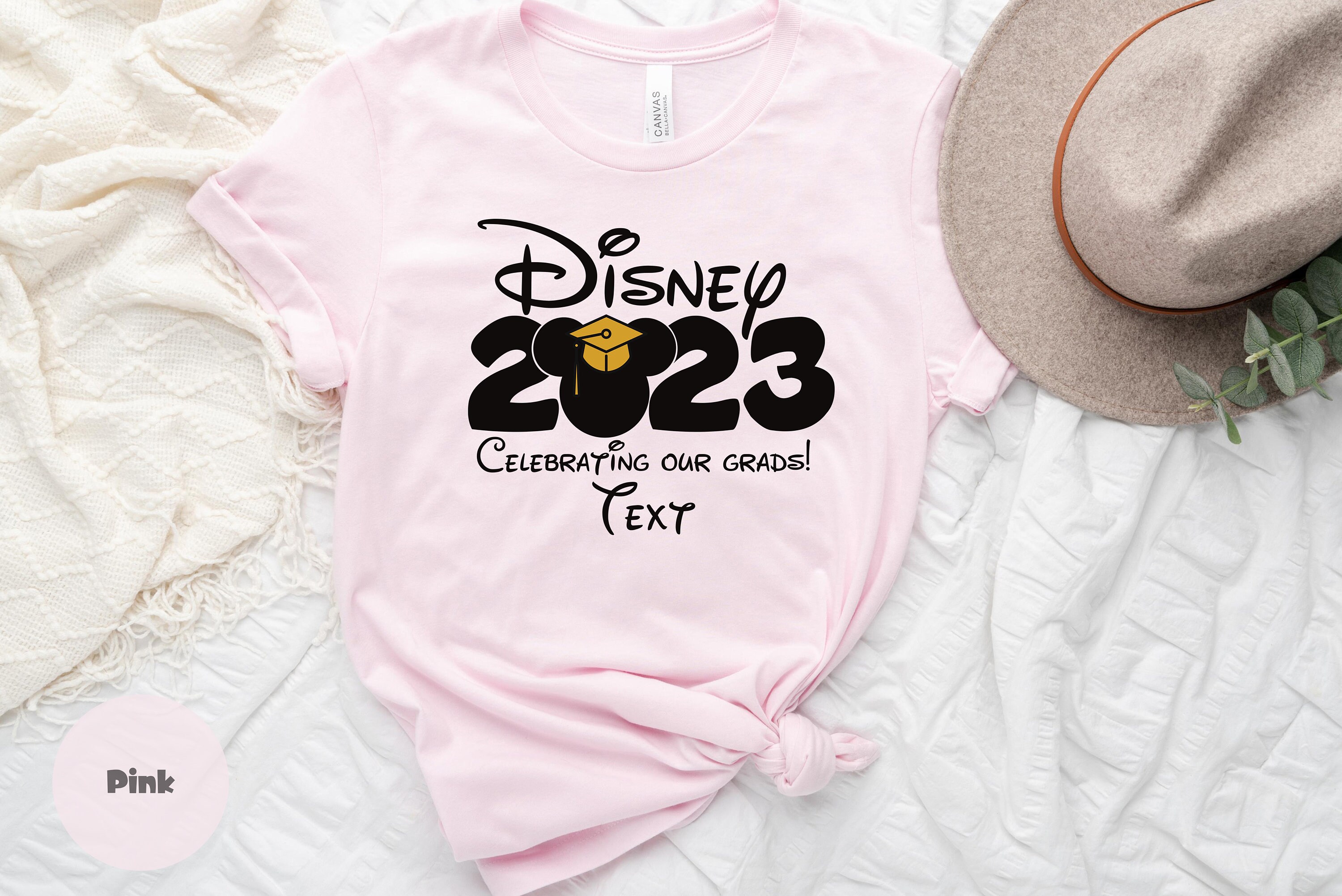 Disney 2023 Celebrating Our Senior Trip Tshirt, Disney Graduation