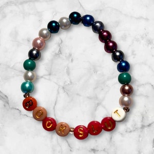 Pulsera temática de Booktok: literaria, hecha a mano, entrega rápida