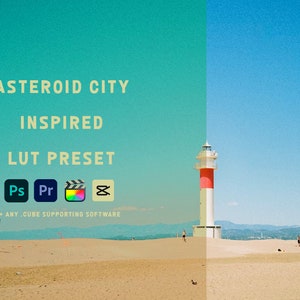 Wes Anderson "Asteroid City" Inspired LUT preset | Color grading | For photography and video | Filter | Cinematic