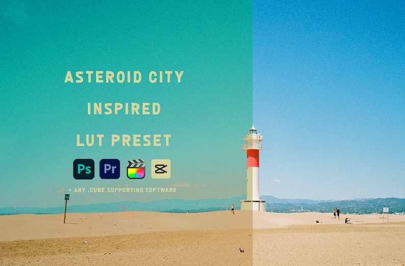 Wes Anderson "Asteroid City" Inspired LUT preset | Color grading | For photography and video | Filter | Cinematic image 1