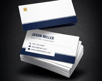 Custom Business Card Design – Front & Back (Digital Deliverable)
