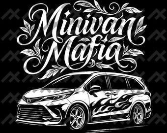 Minivan Mafia SVG – Gangster Mom Car Decal, Graffiti Style (Digital Download)