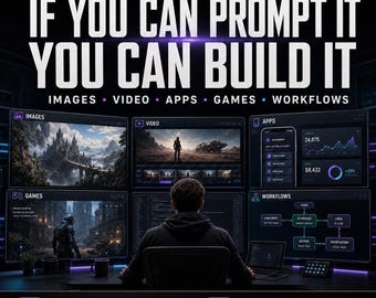 AI Prompting Guide for ChatGPT, Claude, Gemini, Grok (Digital Download)