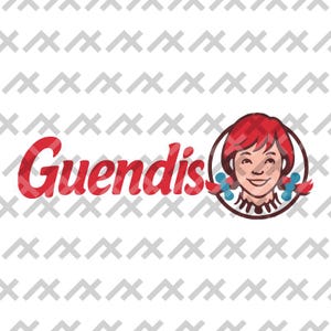 Guendi’s Parody Logo | Funny Fast Food svg PNG EPS PDF | Spanish Meme Vector Art | Digital Download