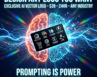 Custom AI Vector Logo Design – Exclusive, Print-Ready (24hr Delivery)