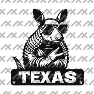 Cool gordeldier eps pdf svg png - 'Texas Armadillo' digitale download