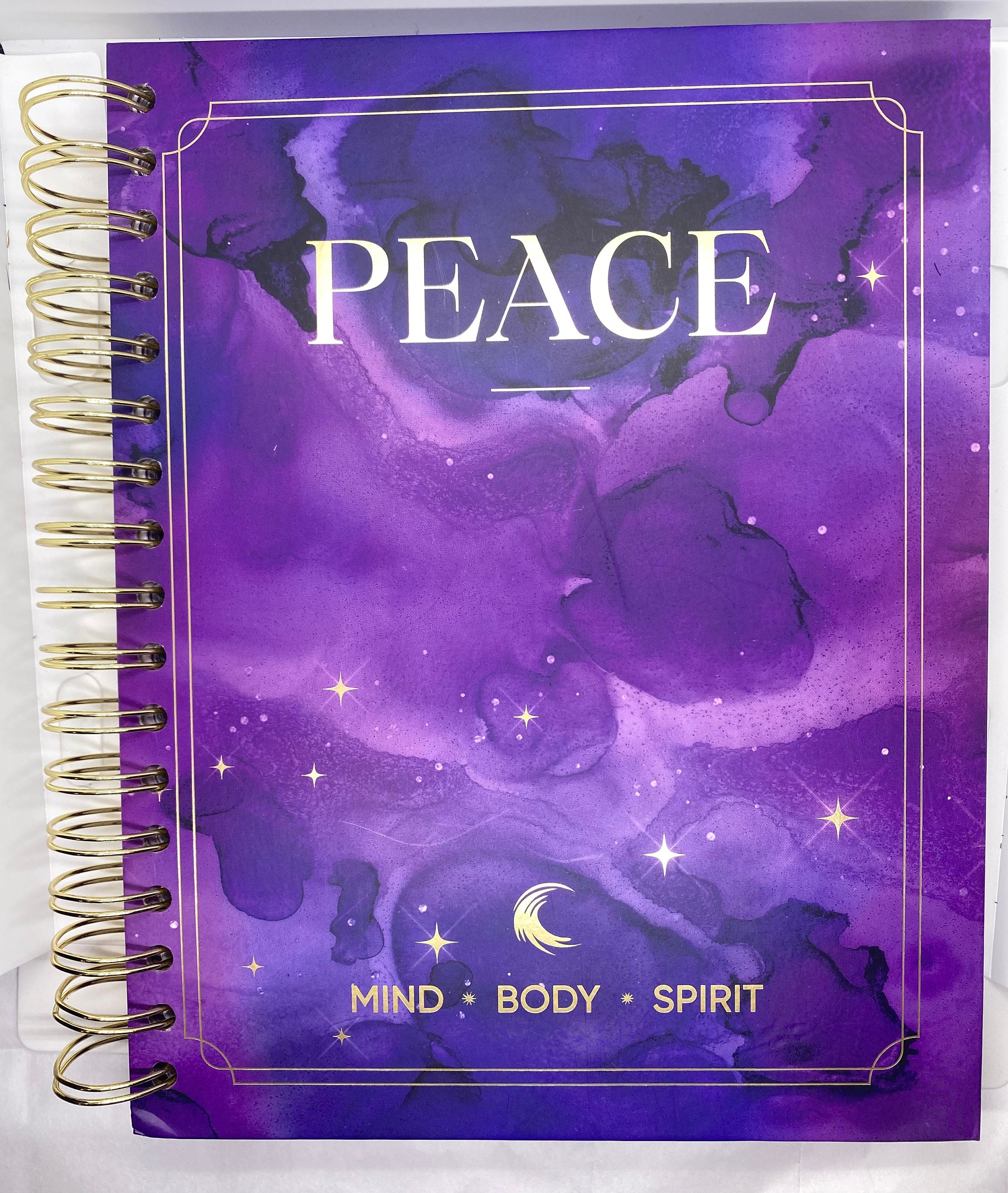 Peace Personalized Journal Selfcare Journal Healing Etsy