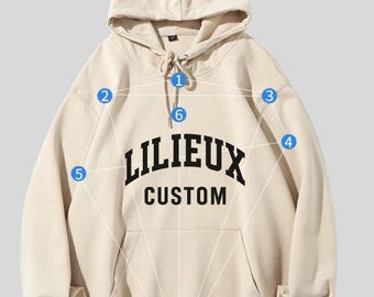 Custom Sports Hoodie – Personalized Heat Transfer Design
