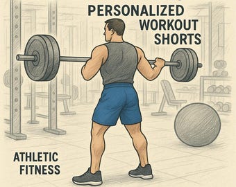 Custom Gym Shorts – Personalized Workout Shorts, Add Your Logo