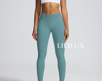 Seamless High-Waist Booty Lifting Leggings - Scrunch Butt Yoga Pants Quick-Dry Sweat-Wicking Gym Leggings for Women Gift for her