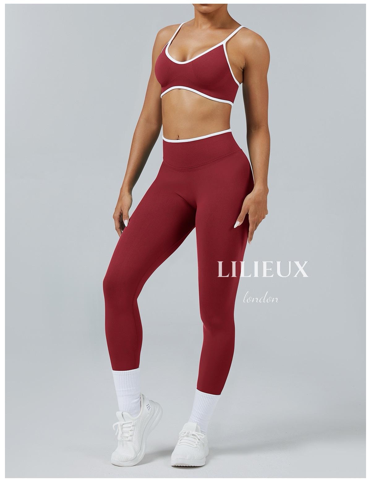 Qbgjtd Two Piece Workout Sets Bra Workout Sets For Women Matching