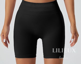 LILIEUX - Women's Seamless Running Workout Outfits Yoga High Waist Shorts Leggings long leggings