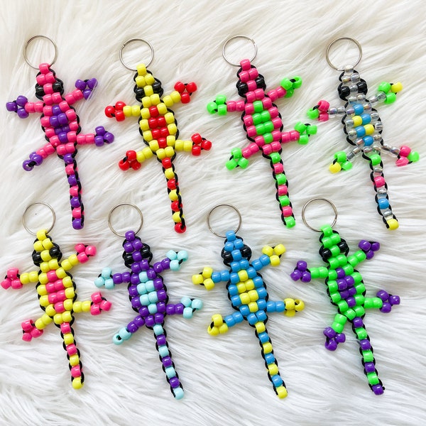 Bead Lizard Keychain * Bead Gecko * Cute Beaded Animal Accessories * Gifts for Nostalgia Lovers * Retro Toys * y2k Style Keychain * 90s Baby