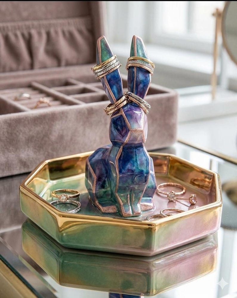 Jewelry organizer, ring assembler, desktop oragnizer stl file