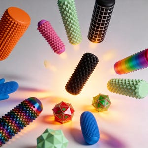 25+Sensory Fidget STL Bundle 3D Desk Fidgets for Stress Relief, Focus, ADHD & Autism Support STL Pack | 3D Printing Models Stimulator Fidget