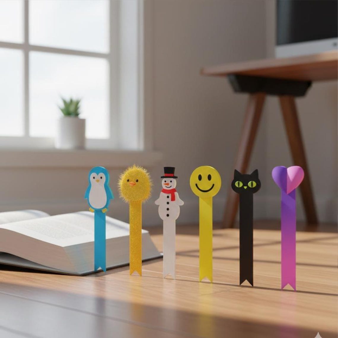 3D Printable Bookmark Bundle STL 130+ Cute Themed Bookmarks Set Cozy ...