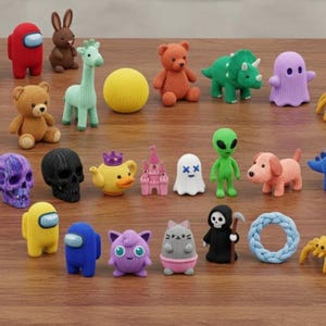 Mais de 100 modelos 3D de figuras de brinquedo de tricô – Arquivos STL e 3MF