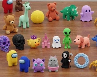 100+ Knitted Toy Figures 3D Models – STL & 3MF Files