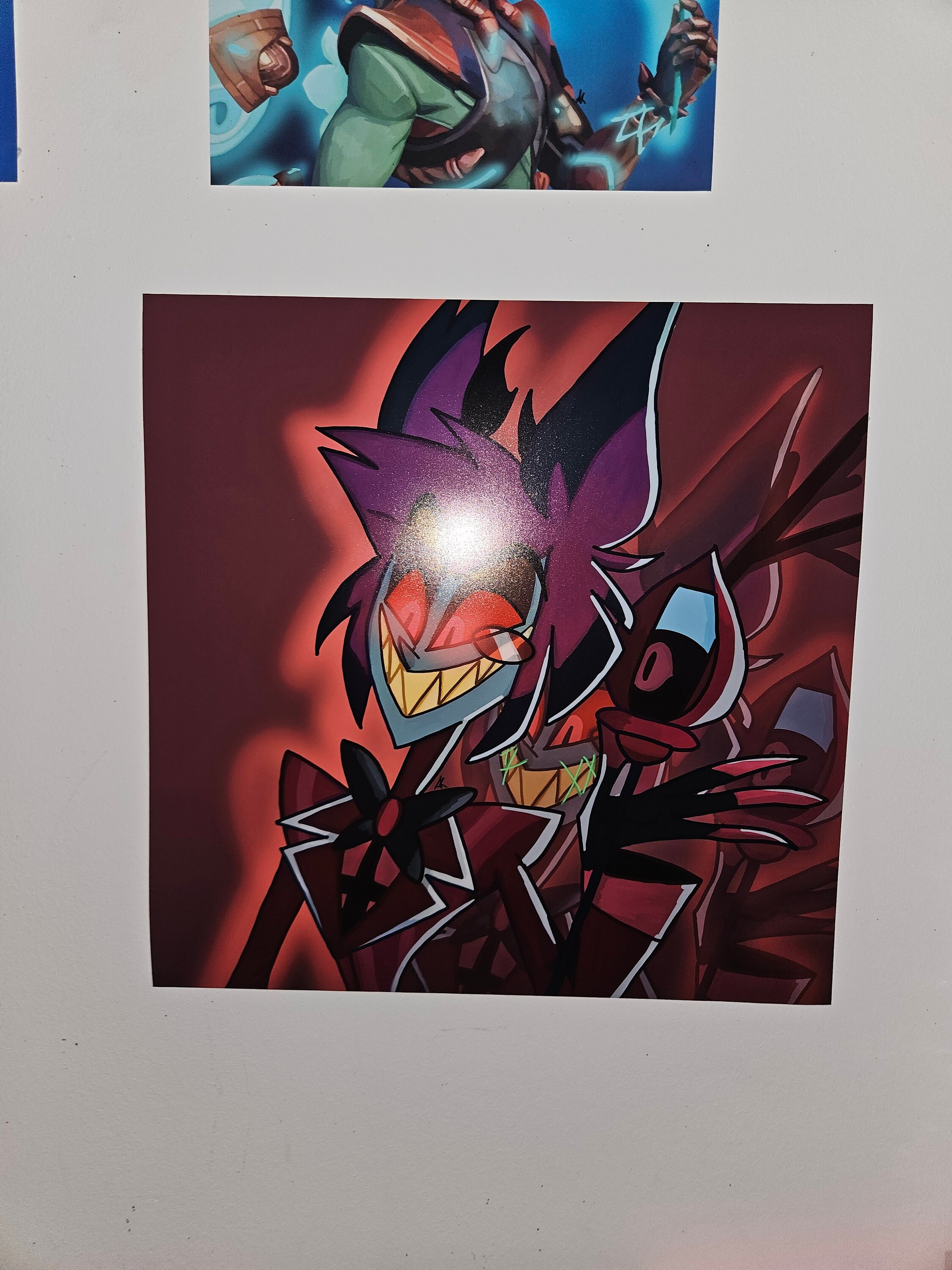 Hazbin Hotel Alastor Drawing Art Print Etsy