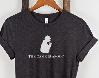 Camiseta de Sherlock Holmes, "El juego ha comenzado"