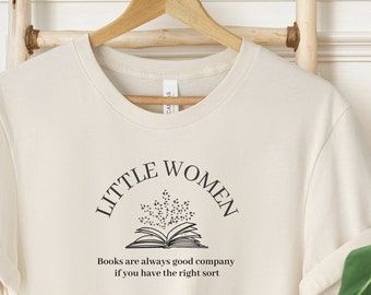 Shirt met quote boek Little Women: literair cadeau voor lezers