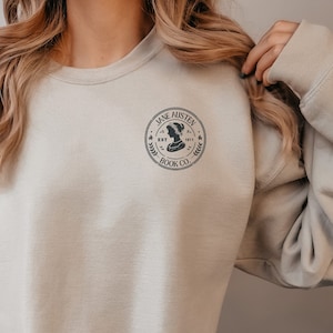 Pride and Prejudice Sweatshirt, Jane Austen Gift, Jane Austen Book Co. Sweater, Pride and Prejudice First Page, Bookish Sweatshirt, Bookworm