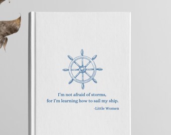 Little Women Journal, Little Women Gift, Louisa May Alcott Quote, Bookish Gift, Gift for Readers, English Teachers Notebook, Librarian Gift