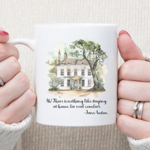 Jane Austen Gift, Jane Austen Mug, Gift for English Teacher, Librarian Gift, Jane Austen Quote, Bookish Mug, Literary Gift, Book Lovers Gift