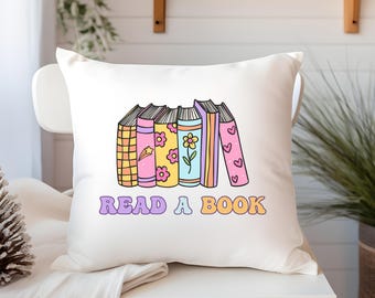 Book Lover Pillow: Cozy Reading Nook Decor