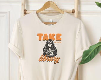 Camiseta divertida de biblioteca: regalo para amantes de los libros, camiseta para profesores de inglés