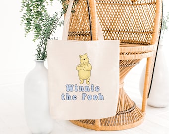 Winnie the Pooh Tote Bag: Vintage Bookish Gift