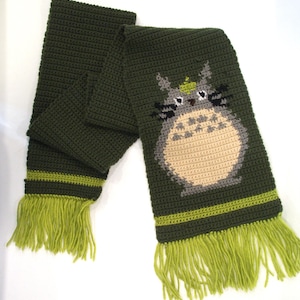 Anime Monster Scarf Crochet Pattern