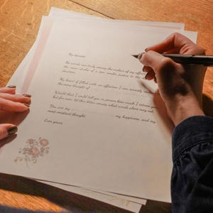Kit de cartas de amor de Jane Austen / Papelería de estilo Regency para imprimir / Regalo de San Valentín / Juego de cartas románticas escritas a mano