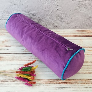 CUSTOM Size Velvet BOLSTER Pillow Case For King Bed, Large Bolster Pillowcase, Washable Bolster, Bolster Cushion, Oversized Bolster Case