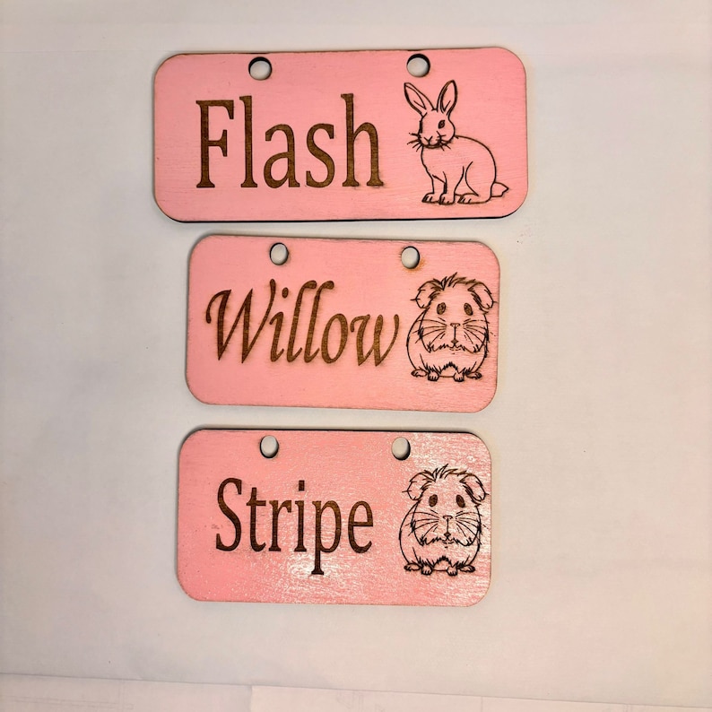 Personalised Rabbit, Name Sign - Standard or Formaldehyde Free Plywood ...