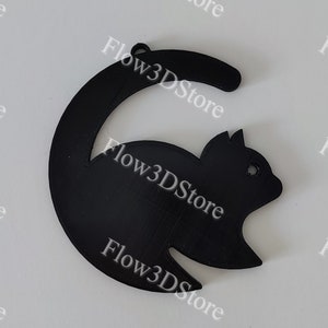 Cute Cat Keychain Stl File