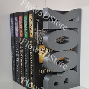 Decorative Bookend That Can Be Printed With a 3D Printer Stl Files
